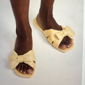 Stuart weitzman sandals in wheat color